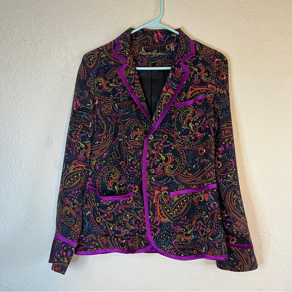 🍭Robert Graham | Silk jacket - Picture 2 of 9
